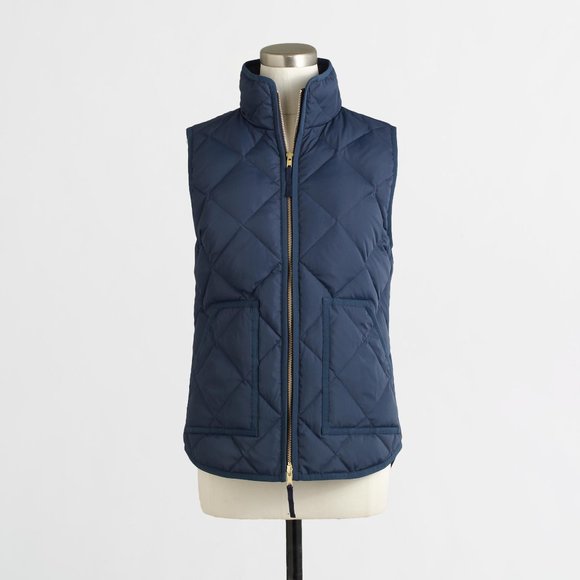 J. Crew Jackets & Blazers - J. Crew Quilted Down Puffer Vest XXS